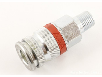 Муфта с наружной резьбой 1/4 JWL 530012