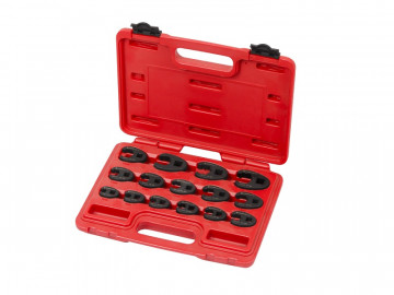 Набор разрезных ключей 3/8&quot&1/2&quot (воронья лапка), 8-24 мм, кейс, 15 предметов МАСТАК 0261-15C