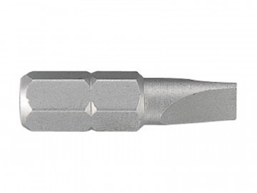 Вставка (бита) торцевая 1/4&quot, Slotted, 6х1.0 мм, L = 25 мм KING TONY 102506S1