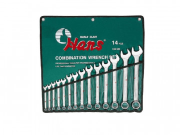 Комплект ключей комбинированных 10-32мм 14шт Hans 16614M