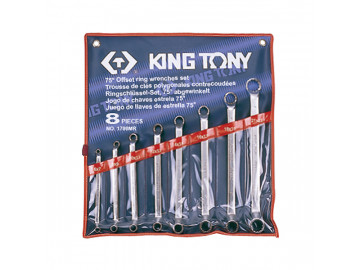 Набор накидных ключей, 6-23 мм, 8 предметов KING TONY 1708MR