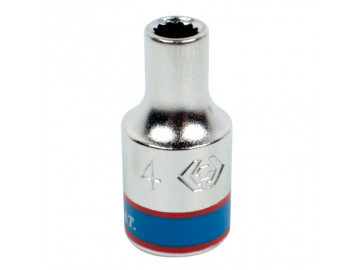 Головка торцевая стандартная двенадцатигранная 1/4, 4,5 мм KING TONY 233045M