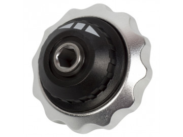 Трещотка вороток 1/4, бесшаговая, дисковый механизм, для вставок (бит) KING TONY 2745