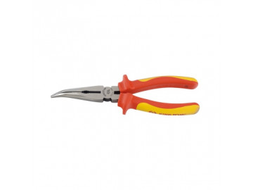 Пассатижи тонконосые 200 мм, загнутые, диэлектрические KING TONY 6336-08A