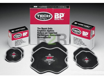 Заплатка BP-9   c диагональным кордом  380 х 380 мм Tech 609BK