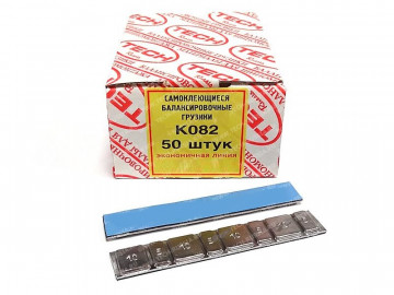 ТОНКИЕ самоклеящиеся 60 гр (10 гр. х 4 шт + 5 гр. х 4 шт) Tech K082