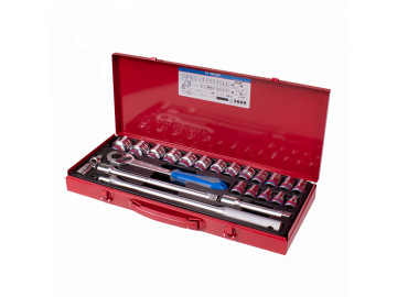 Набор торцевых головок 1/2, шестигр-е, 3/8-1&1/4