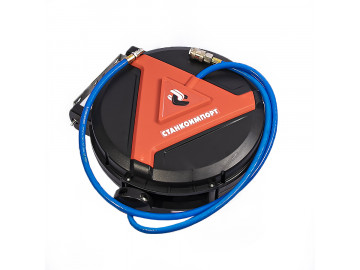 Шланг на самоскручивающейся катушке 8/12 мм 15 метров Станкоимпорт HR00812HPVC