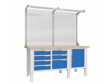 Верстак слесарный CTR 1802.S347.13-2F