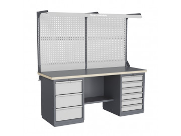 Верстак слесарный FBK 205.36.4-2F