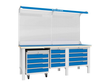 Верстак слесарный CTR 2232.S4L4M4.4-2F