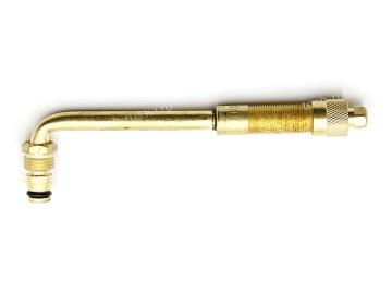 Вертлюжный угловой вентиль с большим отверстием для внедорожной техники (диаметр отверстия в диске 20,5 мм, длина 102 мм, угол 100°)  TECH 18204