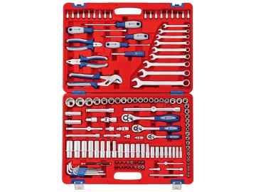 Набор инструментов 142 предмета, универсальный МАСТАК 01-142C